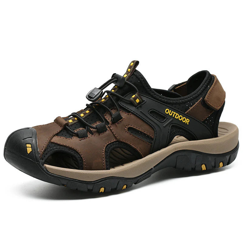TrailCore™ – Skórzane Sandały Outdoorowe