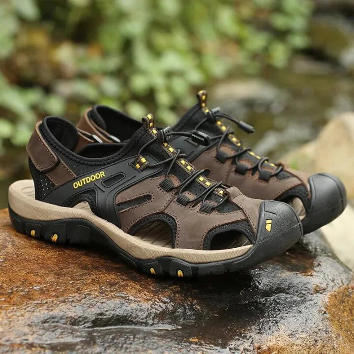TrailCore™ – Skórzane Sandały Outdoorowe