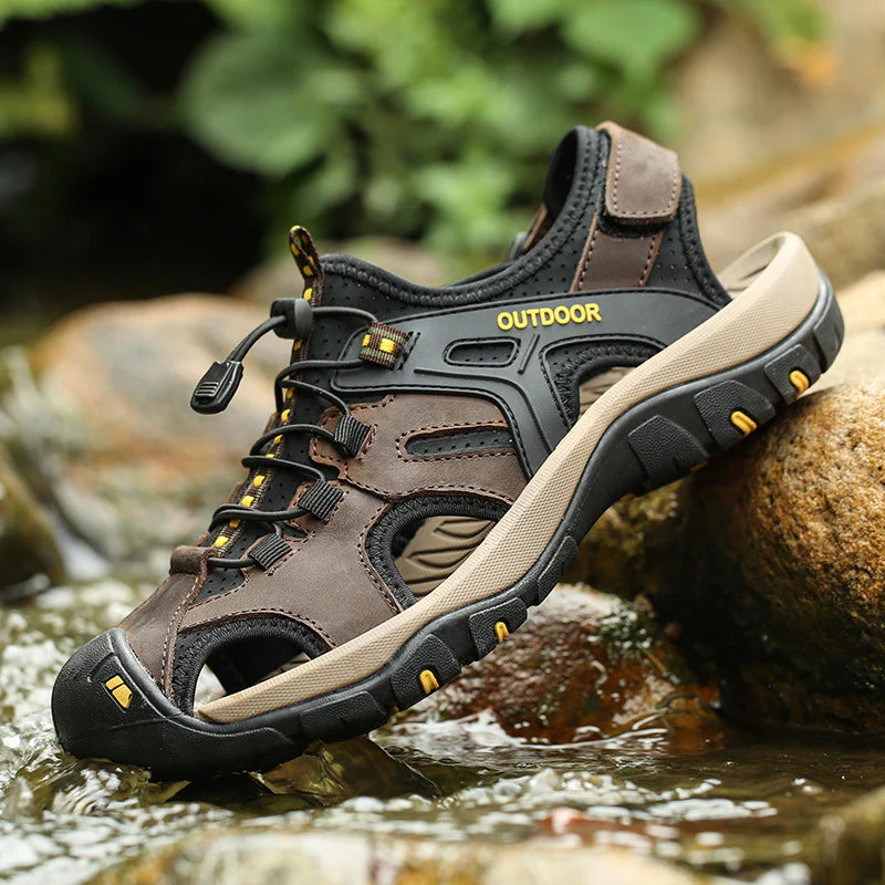 TrailCore™ – Skórzane Sandały Outdoorowe