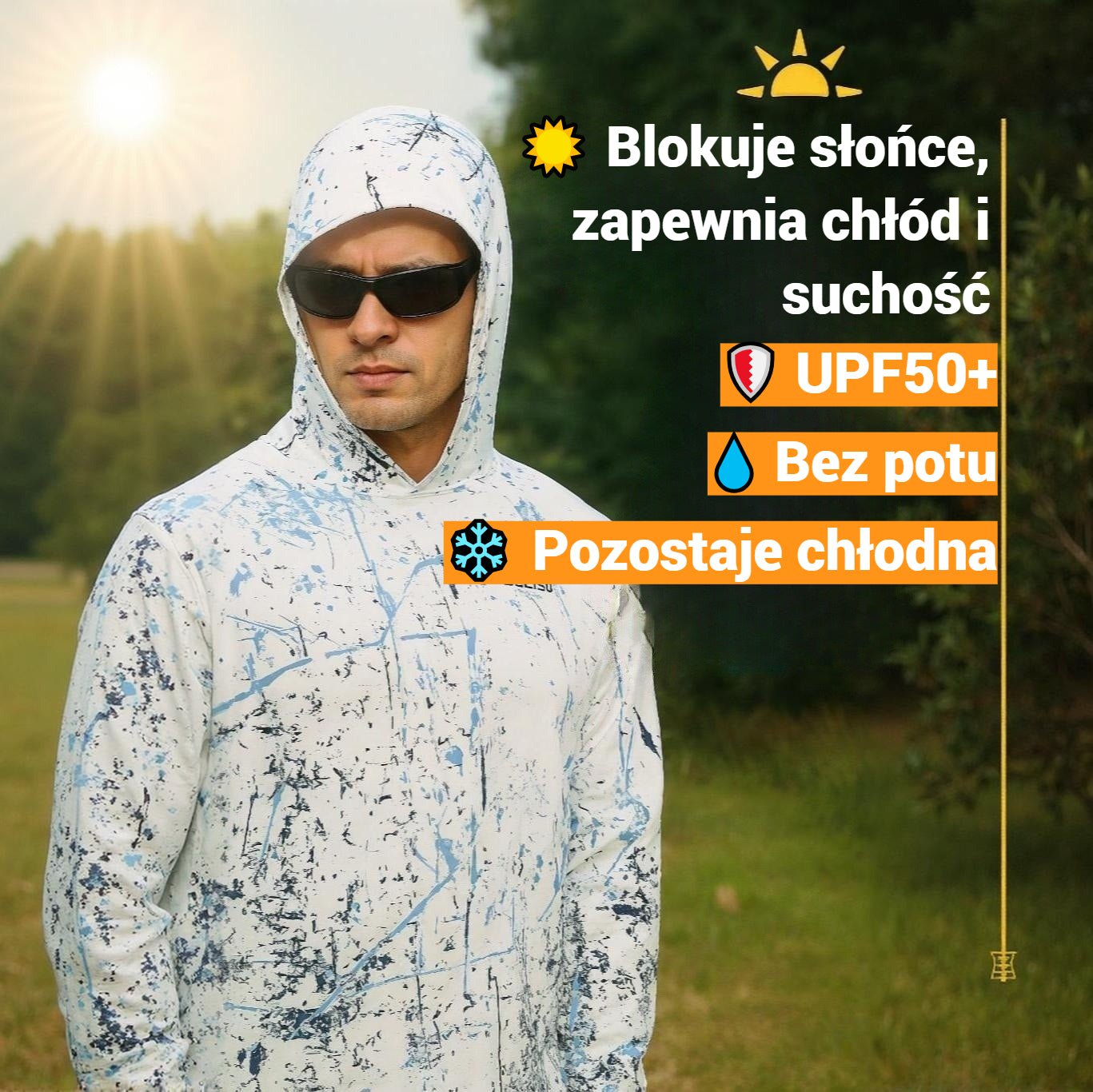 ArcticShield™ – Bluza Chłodząca z Kapturem