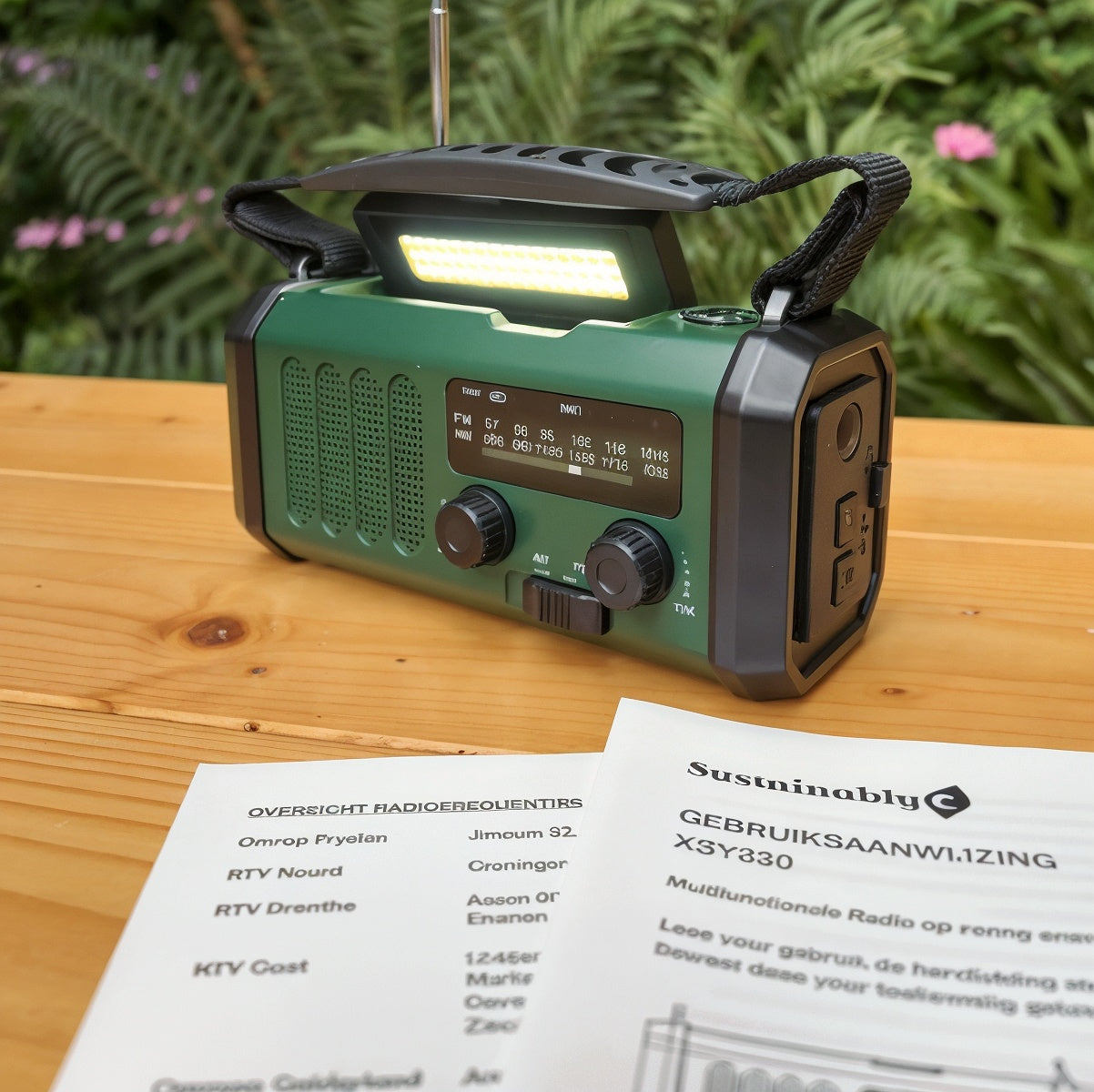 PowerSurvive™ 10000 – Radio Awaryjne z Latarką LED i Powerbankiem