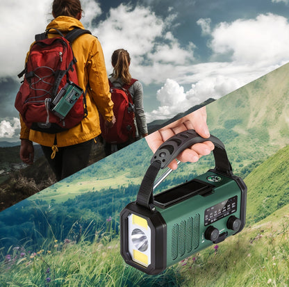 PowerSurvive™ 10000 – Radio Awaryjne z Latarką LED i Powerbankiem